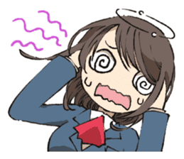 Cute high school girls sticker #6272975