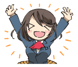 Cute high school girls sticker #6272977