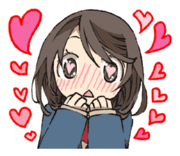 Cute high school girls sticker #6272979