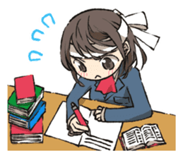Cute high school girls sticker #6272984