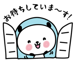 hecoheco honorific panda sticker #6273012