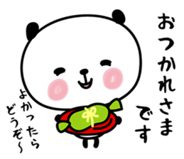 hecoheco honorific panda sticker #6273025