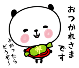 hecoheco honorific panda sticker #6273025