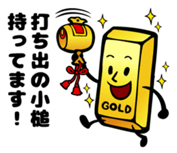 Luck with money sticker #6273644