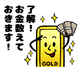 Luck with money sticker #6273647