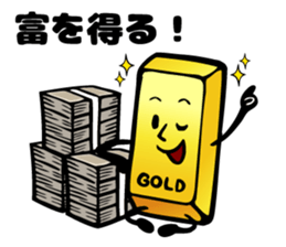 Luck with money sticker #6273655