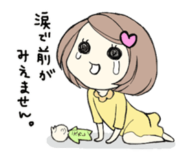 Brokenhearted girl sticker #6274232