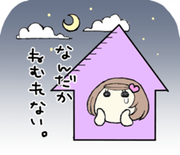 Brokenhearted girl sticker #6274248