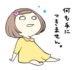 Brokenhearted girl sticker #6274249