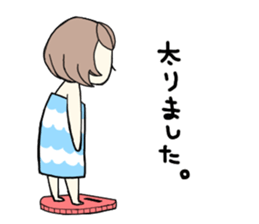 Brokenhearted girl sticker #6274258