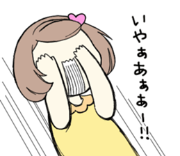 Brokenhearted girl sticker #6274265