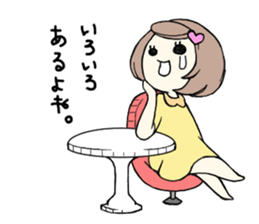 Brokenhearted girl sticker #6274267