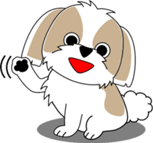 Cute Shih Tzu dog sticker #6275392