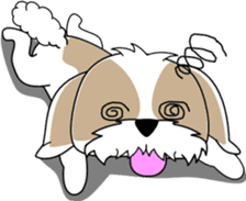 Cute Shih Tzu dog sticker #6275410