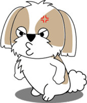 Cute Shih Tzu dog sticker #6275426