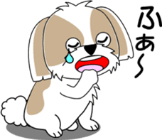 Cute Shih Tzu dog sticker #6275429