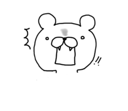 honwaka kuma sticker #6276155