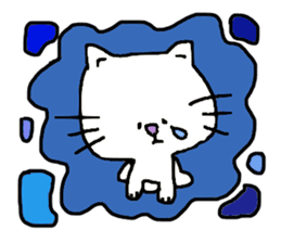 Nonosuke the cat in a day of life sticker #6276206