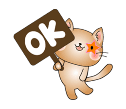 Cat *3 chick (one's own pace) sticker #6276570
