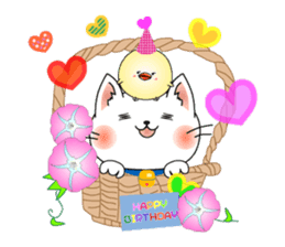 Cat *3 chick (one's own pace) sticker #6276587