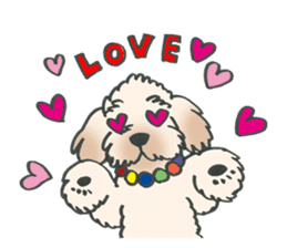 Mascot dog Jobim sticker #6276616