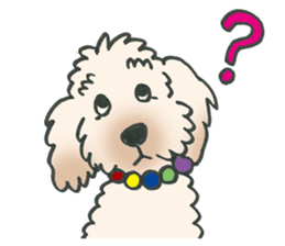 Mascot dog Jobim sticker #6276621