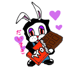 Mr.Usa who likes chocolate very much:) sticker #6277204