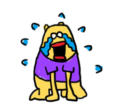 Slackin' Bear 3 sticker #6277235