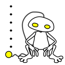 WHITE ALIEN sticker #6277865