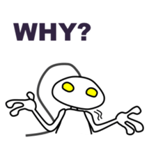 WHITE ALIEN sticker #6277871