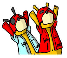 It's with all the wear of a bear. ver2 sticker #6278019