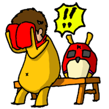 It's with all the wear of a bear. ver2 sticker #6278030