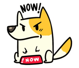 SwordTail Dog sticker #6278075