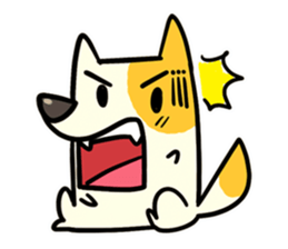 SwordTail Dog sticker #6278085