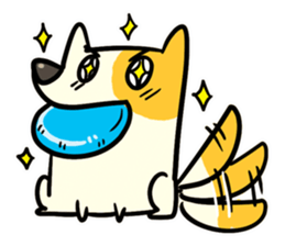 SwordTail Dog sticker #6278086