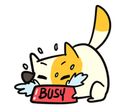 SwordTail Dog sticker #6278090