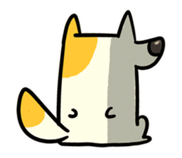 SwordTail Dog sticker #6278096