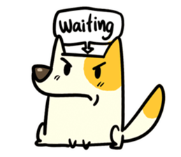 SwordTail Dog sticker #6278097