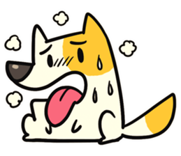 SwordTail Dog sticker #6278100