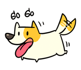 SwordTail Dog sticker #6278107