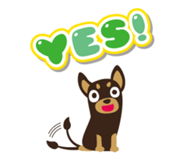 Happy Chihuahua. sticker #6278888