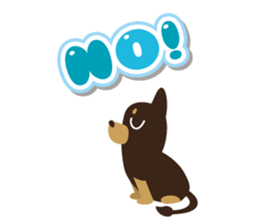 Happy Chihuahua. sticker #6278889