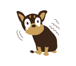 Happy Chihuahua. sticker #6278917