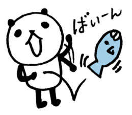 Every day of a panda-Summer2- sticker #6279733