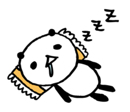 Every day of a panda-Summer2- sticker #6279735