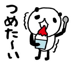 Every day of a panda-Summer2- sticker #6279743