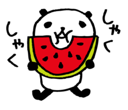 Every day of a panda-Summer2- sticker #6279760