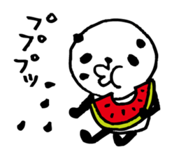 Every day of a panda-Summer2- sticker #6279761