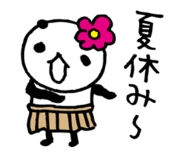 Every day of a panda-Summer2- sticker #6279765