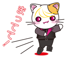 Vampire cat sticker #6280294